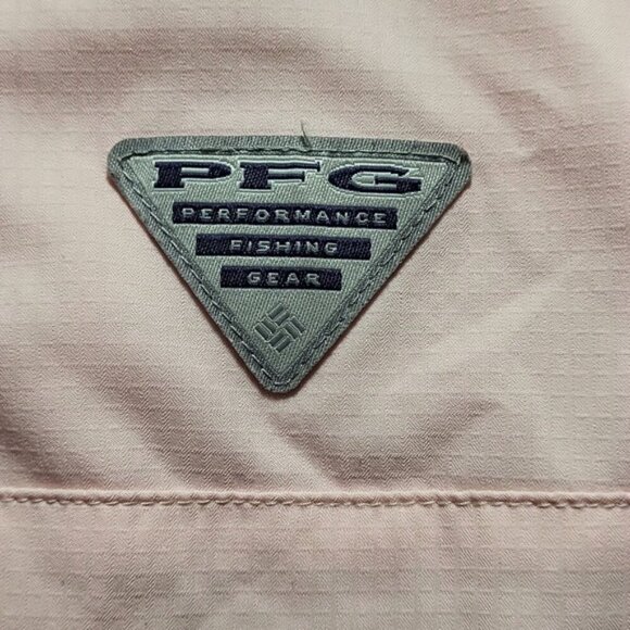 Columbia Performance Men's Fishing Shirt Size L Gear Omni-Shade Vented - Picture 4 of 7